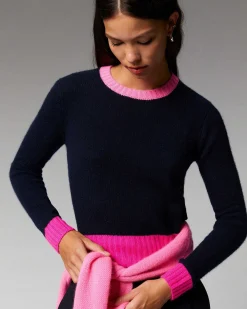 Pull Col Rond Tricolore*FROM FUTURE Outlet