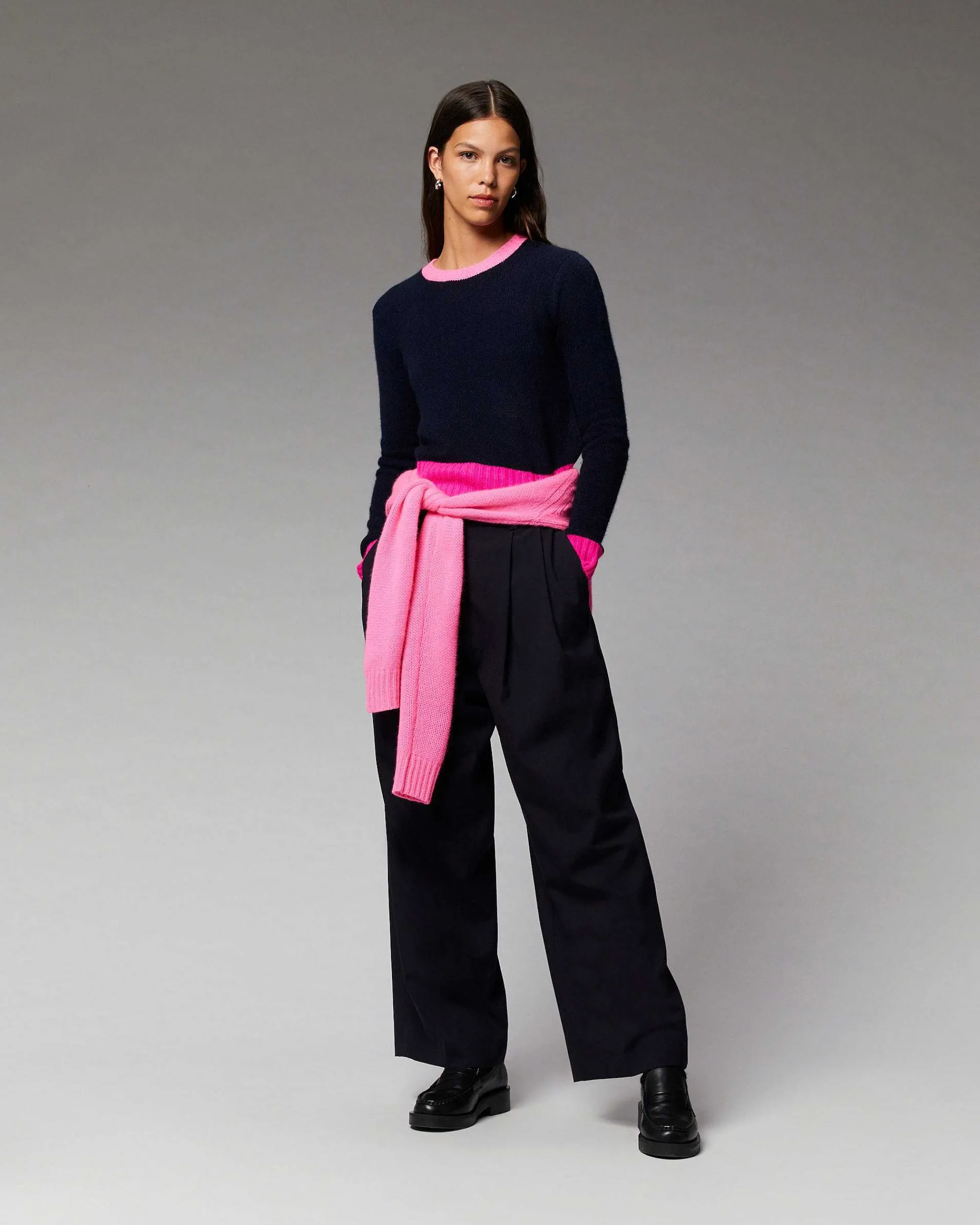 Pull Col Rond Tricolore*FROM FUTURE Outlet