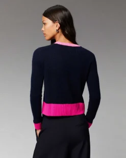 Pull Col Rond Tricolore*FROM FUTURE Clearance