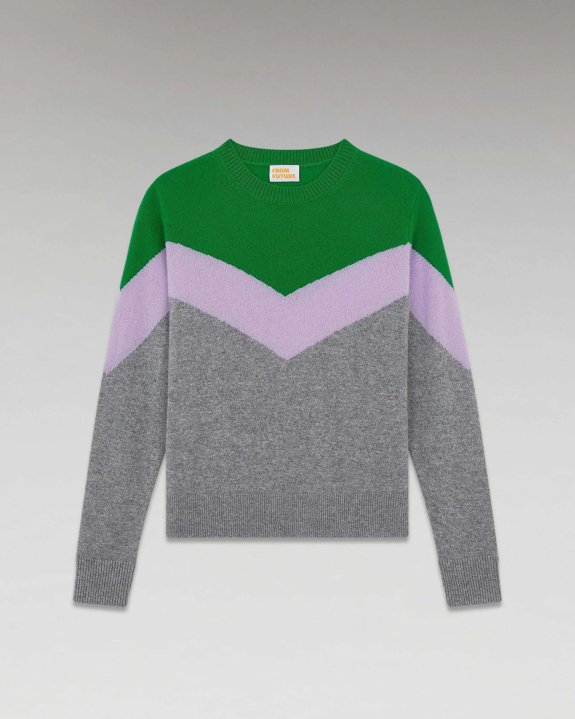 Pull Col Rond Tricolore Leger*FROM FUTURE Sale