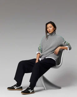 Pull Col Roule Bandes Bicolore*FROM FUTURE Discount