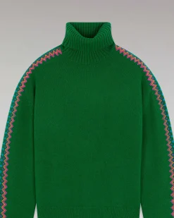 Pull Col Roule Bandes Bicolore*FROM FUTURE Hot