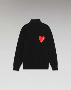 Pull Col Roule Coeur*FROM FUTURE Clearance