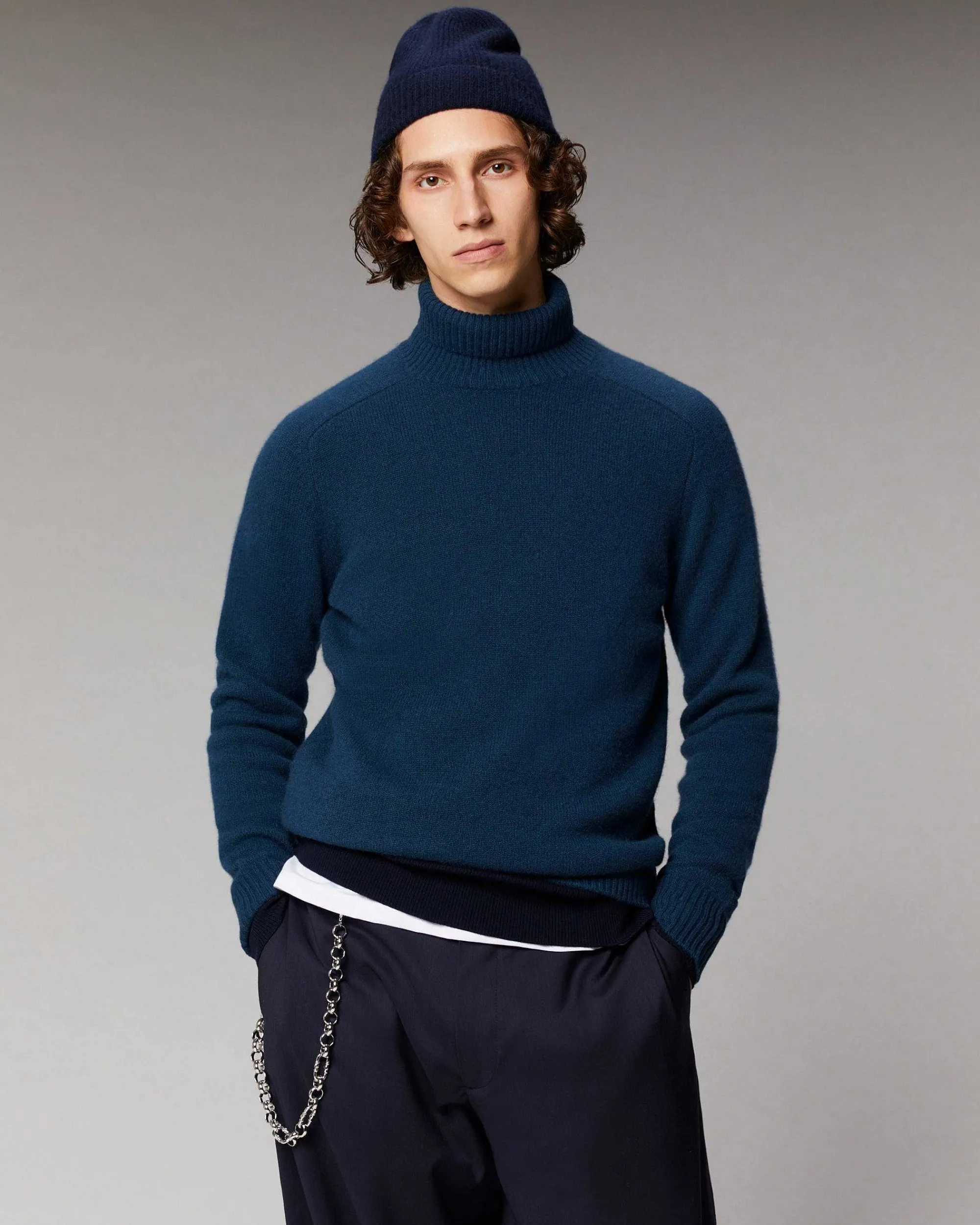 Pull Col Roule Manches Marteau*FROM FUTURE