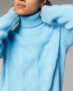 Pull Col Roule Torsades Epais*FROM FUTURE Clearance