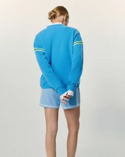 Pull Col V Bandes Bicolores Manches*FROM FUTURE Sale