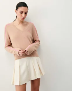 Pull Col V Bandes Fines Future*FROM FUTURE Discount