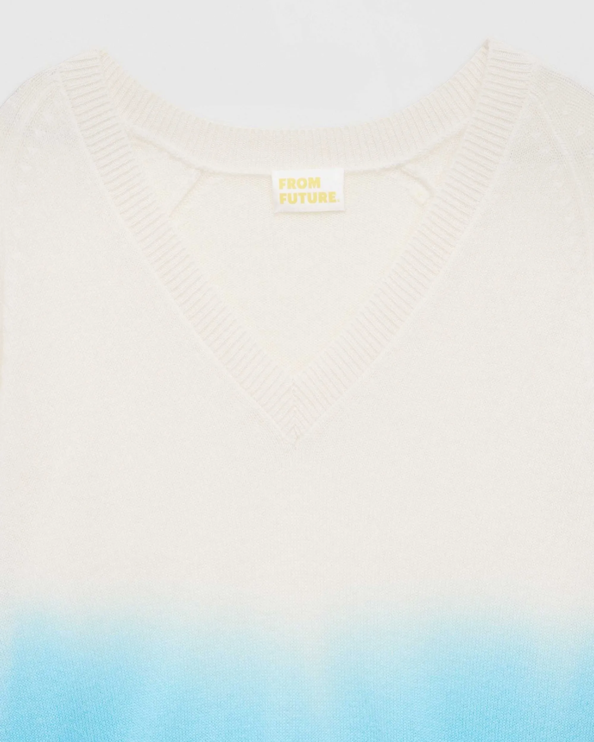 Pull Col V Dip Dye Leger*FROM FUTURE New