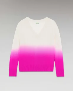 Pull Col V Dip Dye Leger*FROM FUTURE Clearance