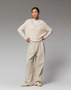 Pull Col V Liserets Contrastes Leger*FROM FUTURE Discount