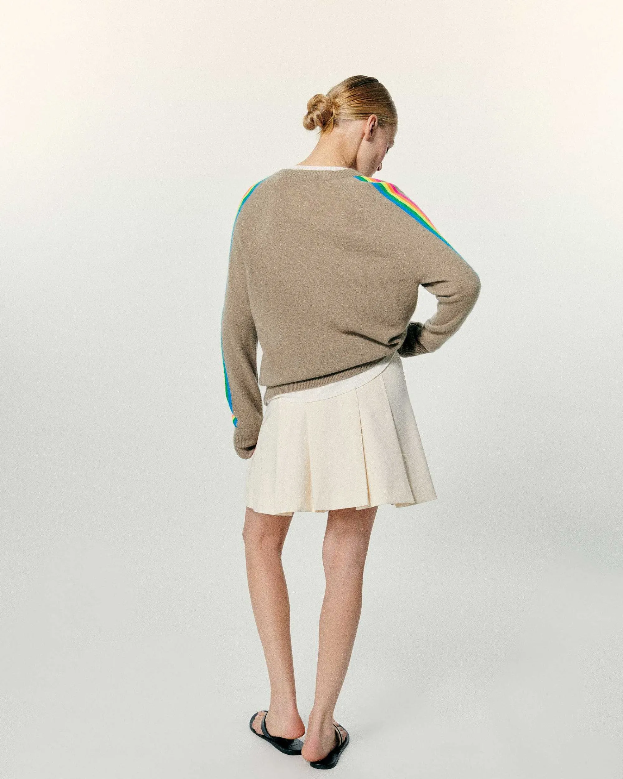 Pull Col V Oversize Bande Manches Multico*FROM FUTURE Hot