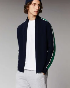 Pull Gilet Zippe Bandes Bicolore*FROM FUTURE Online