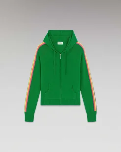 Pull Hoodie Bandes Manches Multico Leger*FROM FUTURE Clearance