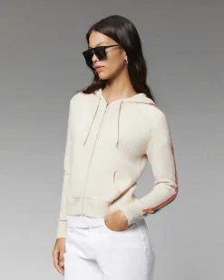 Pull Hoodie Bandes Manches Multico Leger*FROM FUTURE Clearance