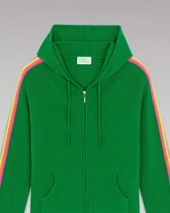 Pull Hoodie Bandes Manches Multico Leger*FROM FUTURE Clearance