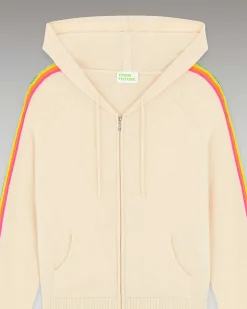 Pull Hoodie Bandes Manches Multico Leger*FROM FUTURE Clearance