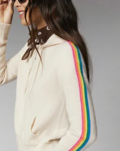 Pull Hoodie Bandes Manches Multico Leger*FROM FUTURE New