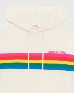 Pull Hoodie Bandes Multicolore*FROM FUTURE Clearance