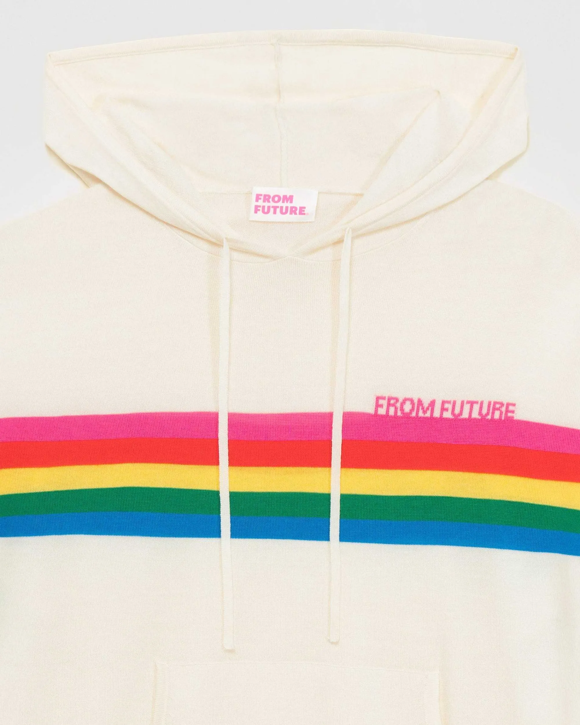 Pull Hoodie Bandes Multicolore*FROM FUTURE Clearance