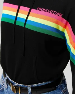 Pull Hoodie Bandes Multico*FROM FUTURE Discount