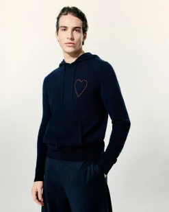 Pull Hoodie Coeur Brode*FROM FUTURE New