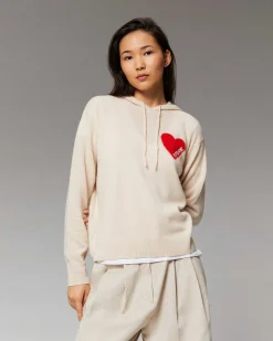 Pull Hoodie Coeur Leger*FROM FUTURE Best