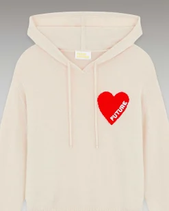 Pull Hoodie Coeur Leger*FROM FUTURE Best
