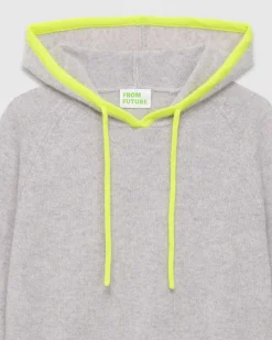 Pull Hoodie Liserets Contrastes Leger*FROM FUTURE Discount