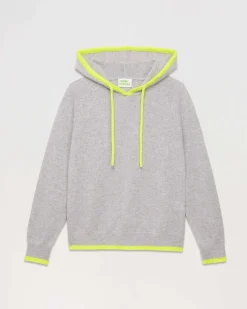 Pull Hoodie Liserets Contrastes Leger*FROM FUTURE New