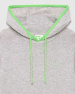 Pull Hoodie Liserets Contrastes Leger*FROM FUTURE Hot