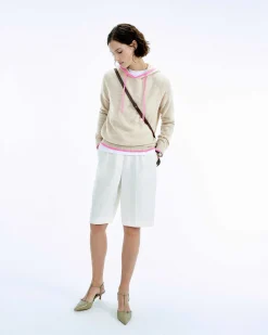 Pull Hoodie Oversize Liserets Contrastes*FROM FUTURE