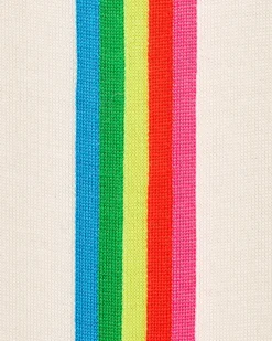 Pull Hoodie Zippe Bande Multicolore*FROM FUTURE Discount