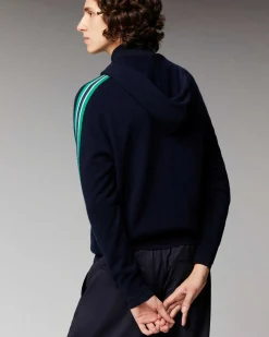 Pull Hoodie Zippe Bandes*FROM FUTURE Clearance