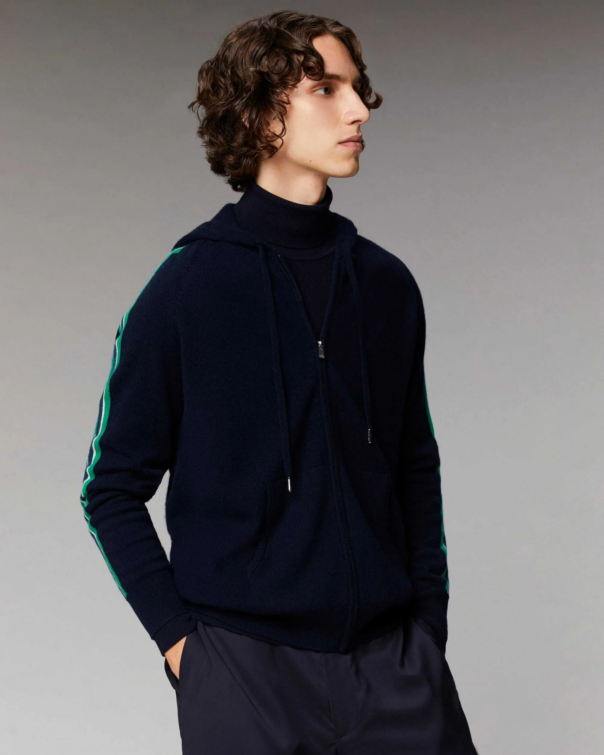 Pull Hoodie Zippe Bandes*FROM FUTURE Best