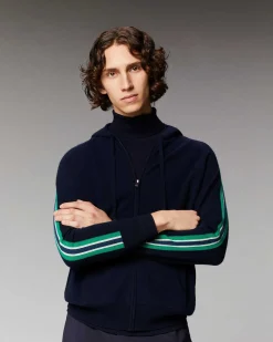 Pull Hoodie Zippe Bandes*FROM FUTURE Best