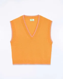 Pull Sans Manche Bicolore*FROM FUTURE Online