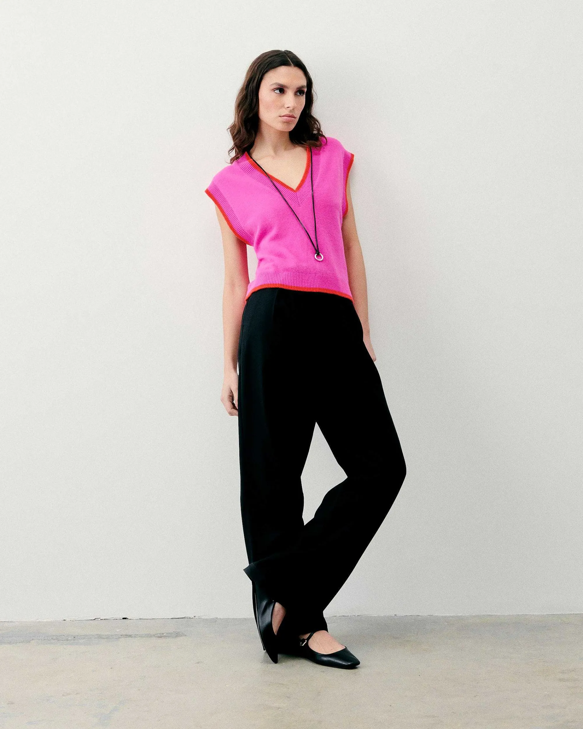 Pull Sans Manche Bicolore*FROM FUTURE Online