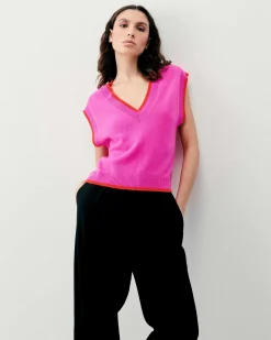 Pull Sans Manche Bicolore*FROM FUTURE Online