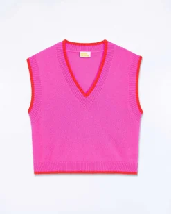 Pull Sans Manche Bicolore*FROM FUTURE Clearance