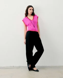 Pull Sans Manche Bicolore*FROM FUTURE Clearance