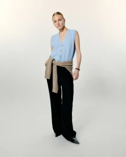 Pull Sans Manche Boutons Bijoux*FROM FUTURE Sale