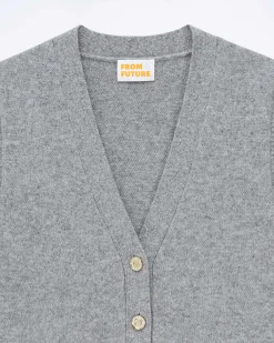 Pull Sans Manche Boutons Bijoux*FROM FUTURE Best