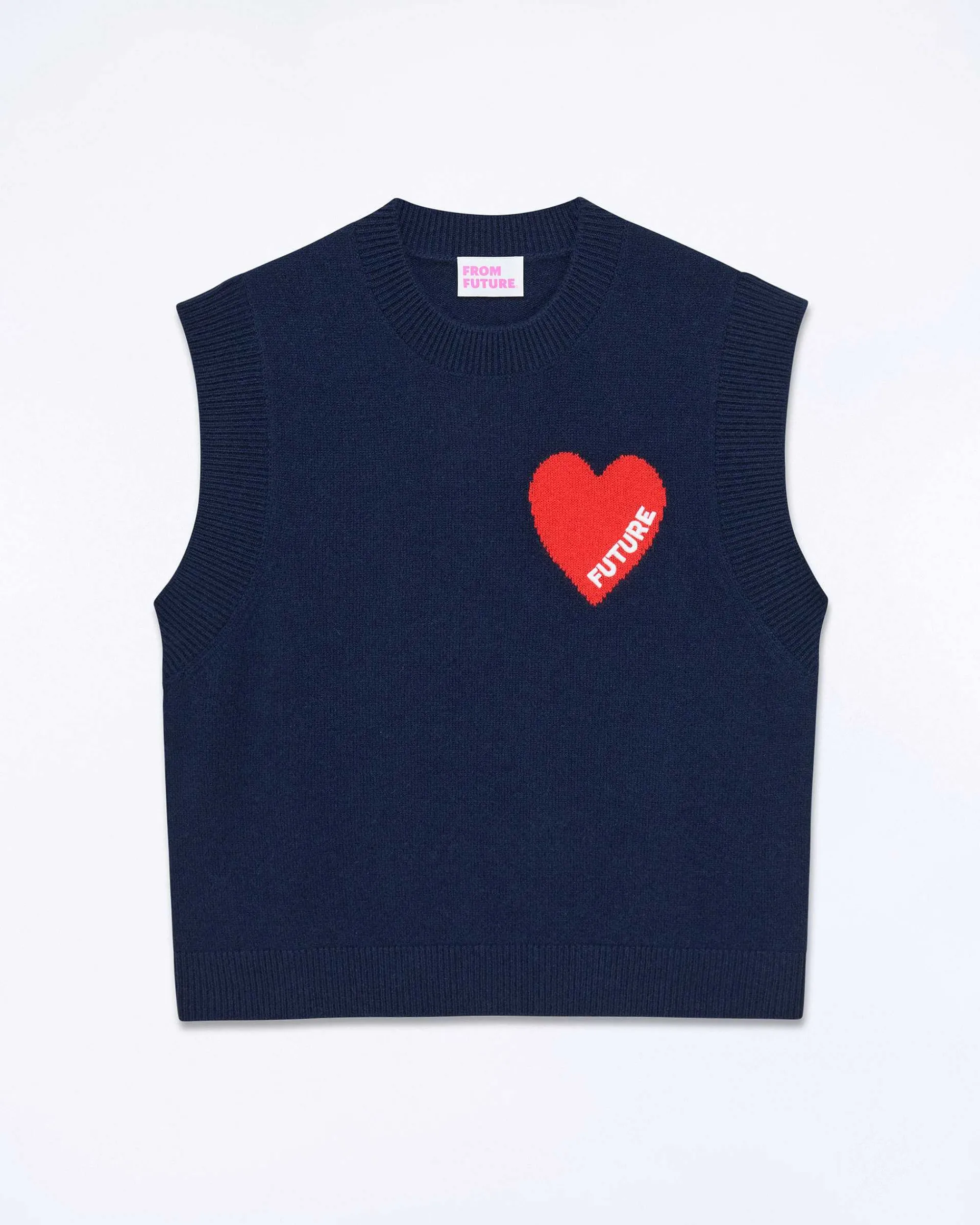 Pull Sans Manche Coeur*FROM FUTURE