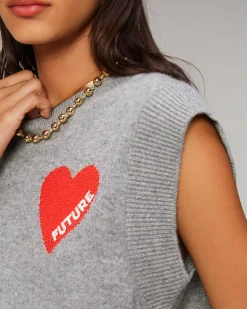 Pull Sans Manche Coeur Leger*FROM FUTURE Discount