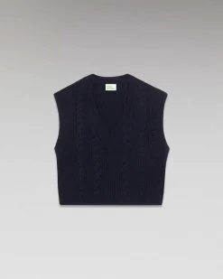 Pull Sans Manche Torsades*FROM FUTURE