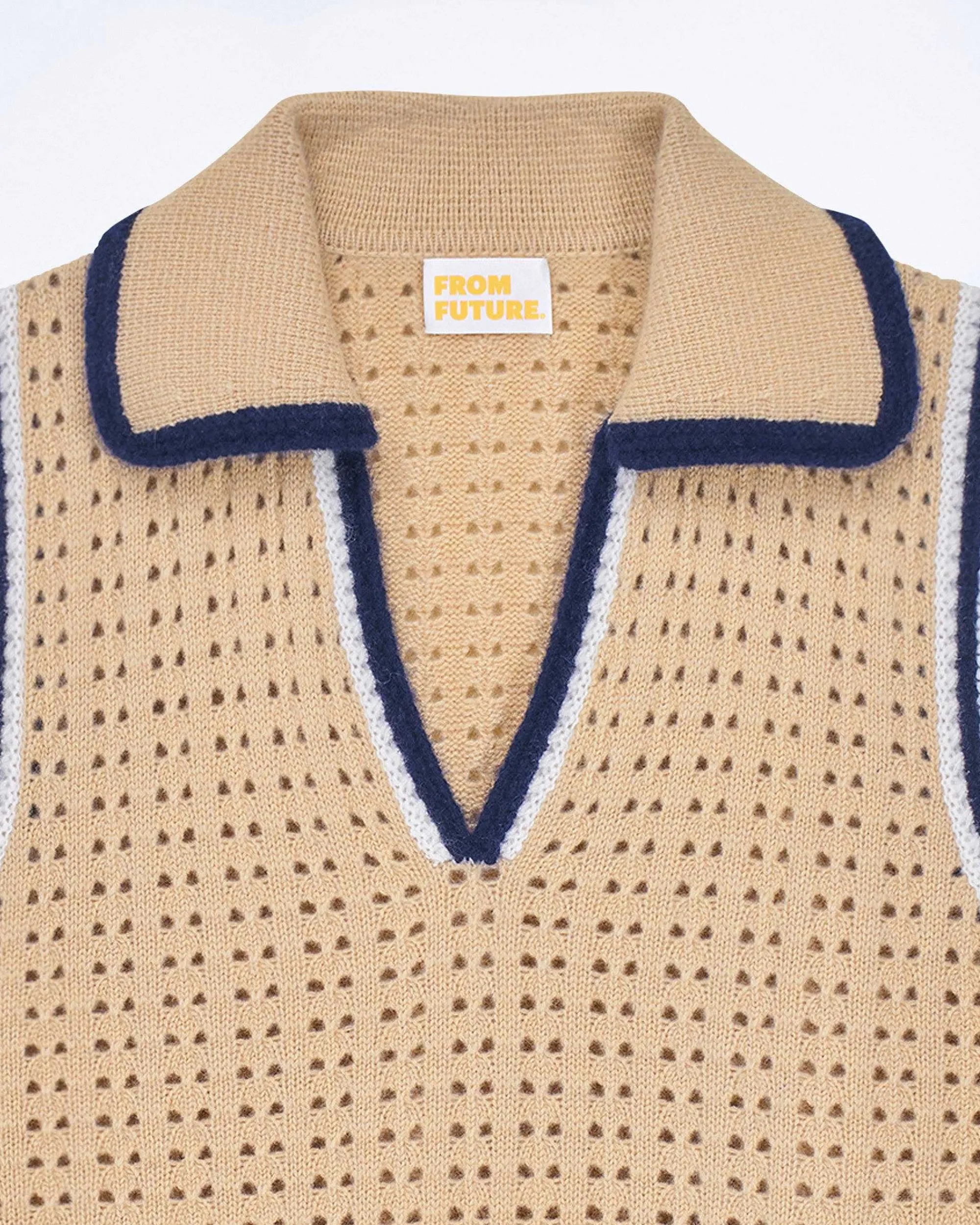 Pull Sans Manche Tricot Ajoure*FROM FUTURE Discount