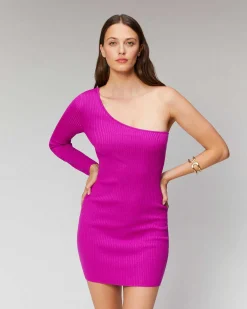 Robe Courte Asymetrique A Cotes*FROM FUTURE New