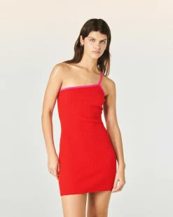 Robe Courte Asymetrique Bicolore*FROM FUTURE Sale