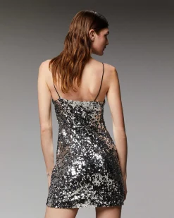 Robe Courte Bretelle A Sequins*FROM FUTURE Hot