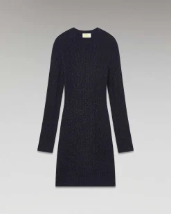 Robe Courte Manche Longue Metallise*FROM FUTURE Discount